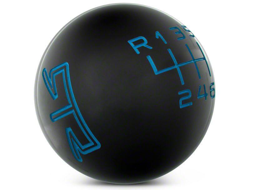 RTR 6-Speed Shift Knob - Black/Blue (15-21)