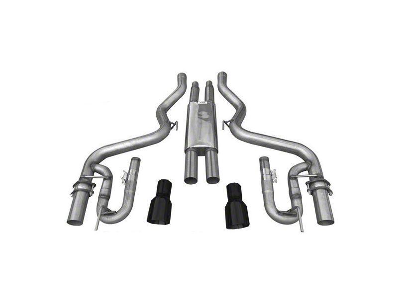 Solo Performance Mach XV Cat-Back Exhaust w/ Black Tips (15-17 GT)
