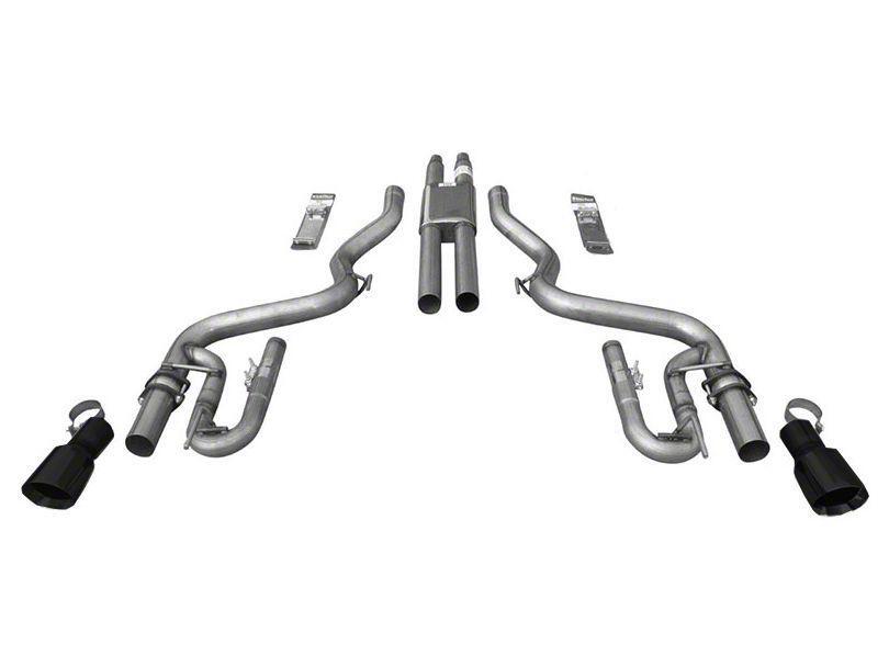 Solo Performance Mach Thunder Cat-Back Exhaust w/ Black Tips (15-17 GT)