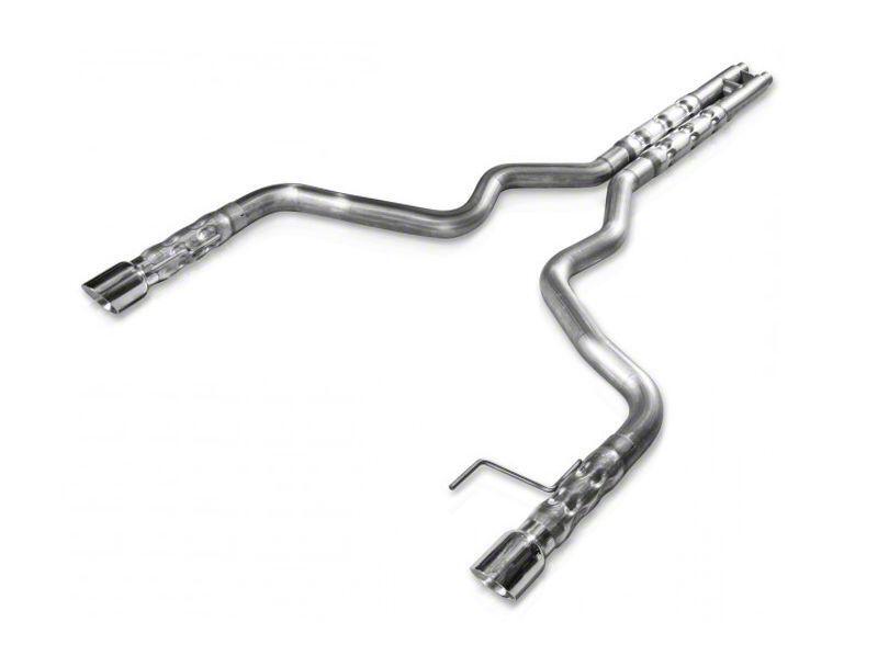Stainless Works 3-Inch Retro Chambered Cat-Back Exhaust with H-Pipe (15-17 GT)