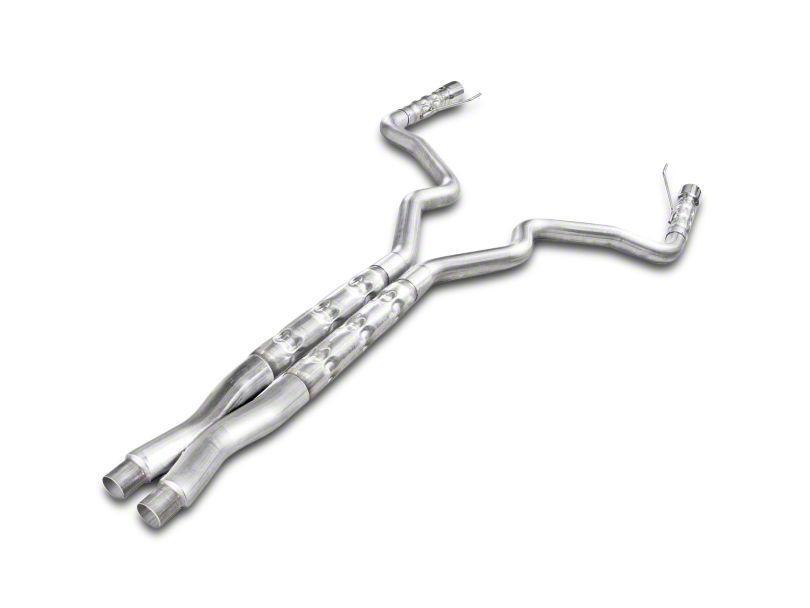 Stainless Works 3-Inch Retro Chambered Cat-Back Exhaust with X-Pipe (15-17 GT)