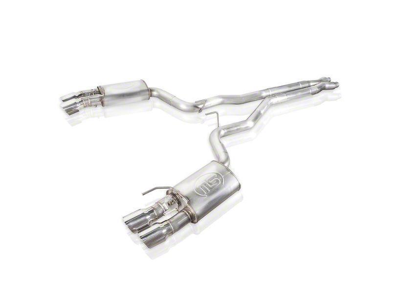Stainless Works Redline Series Cat-Back Exhaust w/ X-Pipe - Factory Connect (18-22 GT)