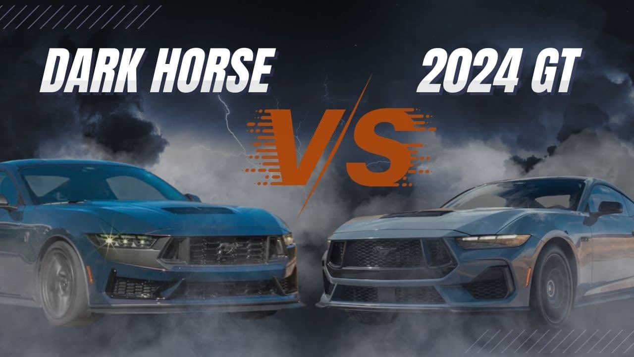 2024 Ford Mustang Dark Horse vs. 2024 Ford Mustang GT (Detailed Review)